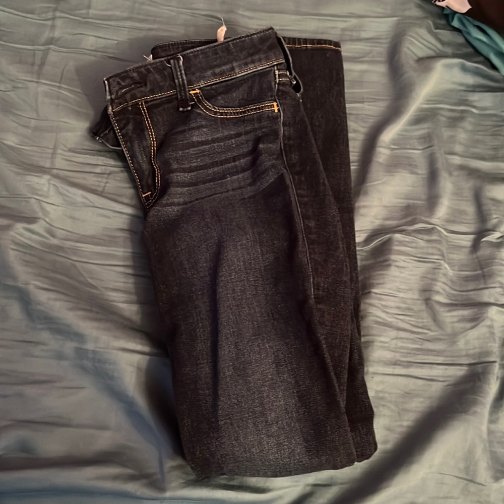 Dark wash low rise hollister jegging size 0R